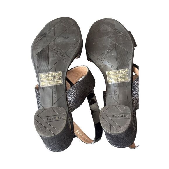 BeautiFeel Black Leo Matt Print Suede. - Picture 9 of 10